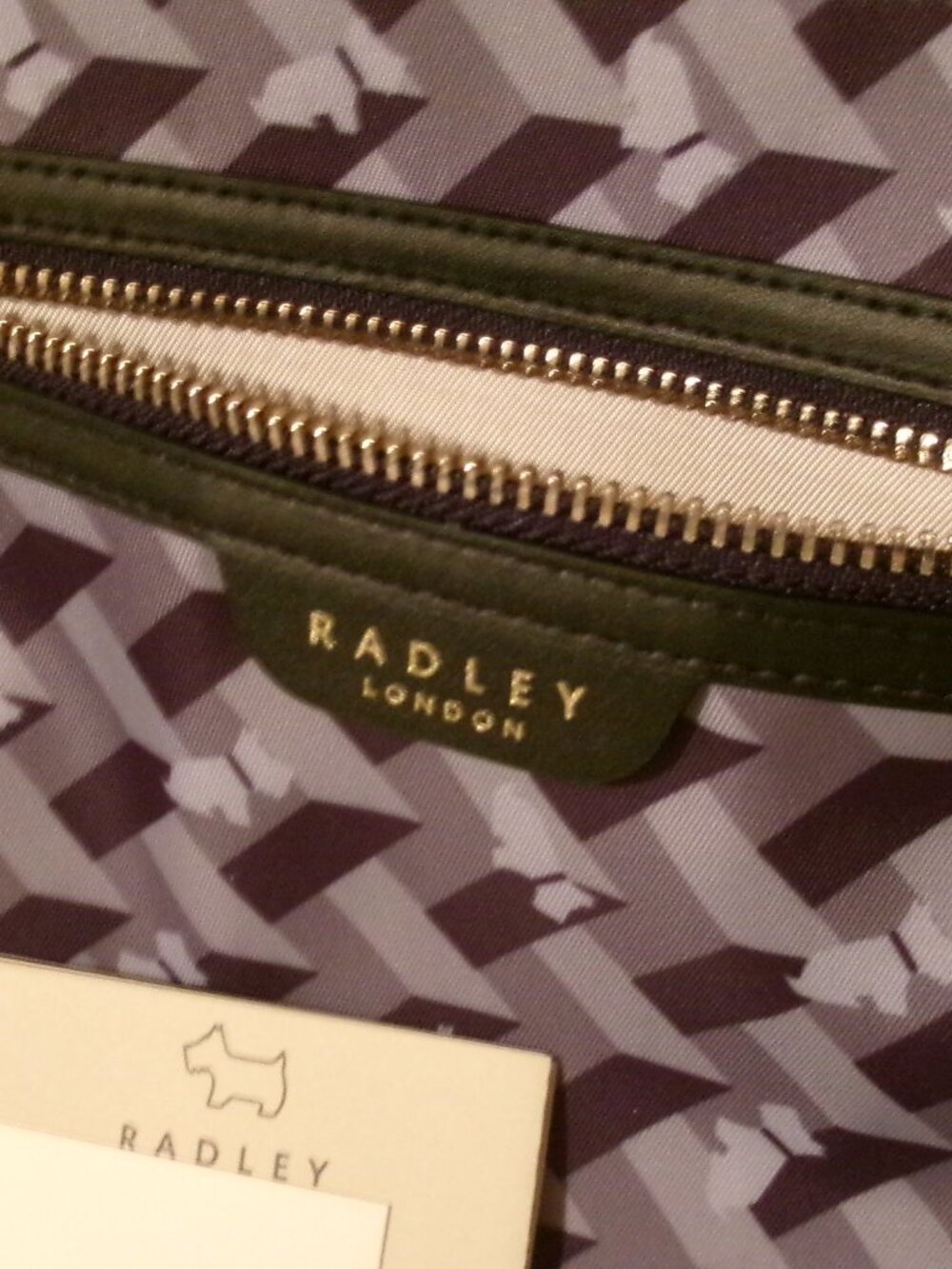NWT  Radley London Finsbury Park Geo Dog Small Ziptop Crossbody - Picture 3 of 9